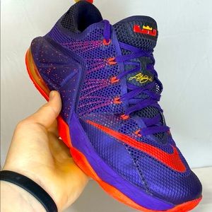 Great condition Lebron 12 low “court purple”